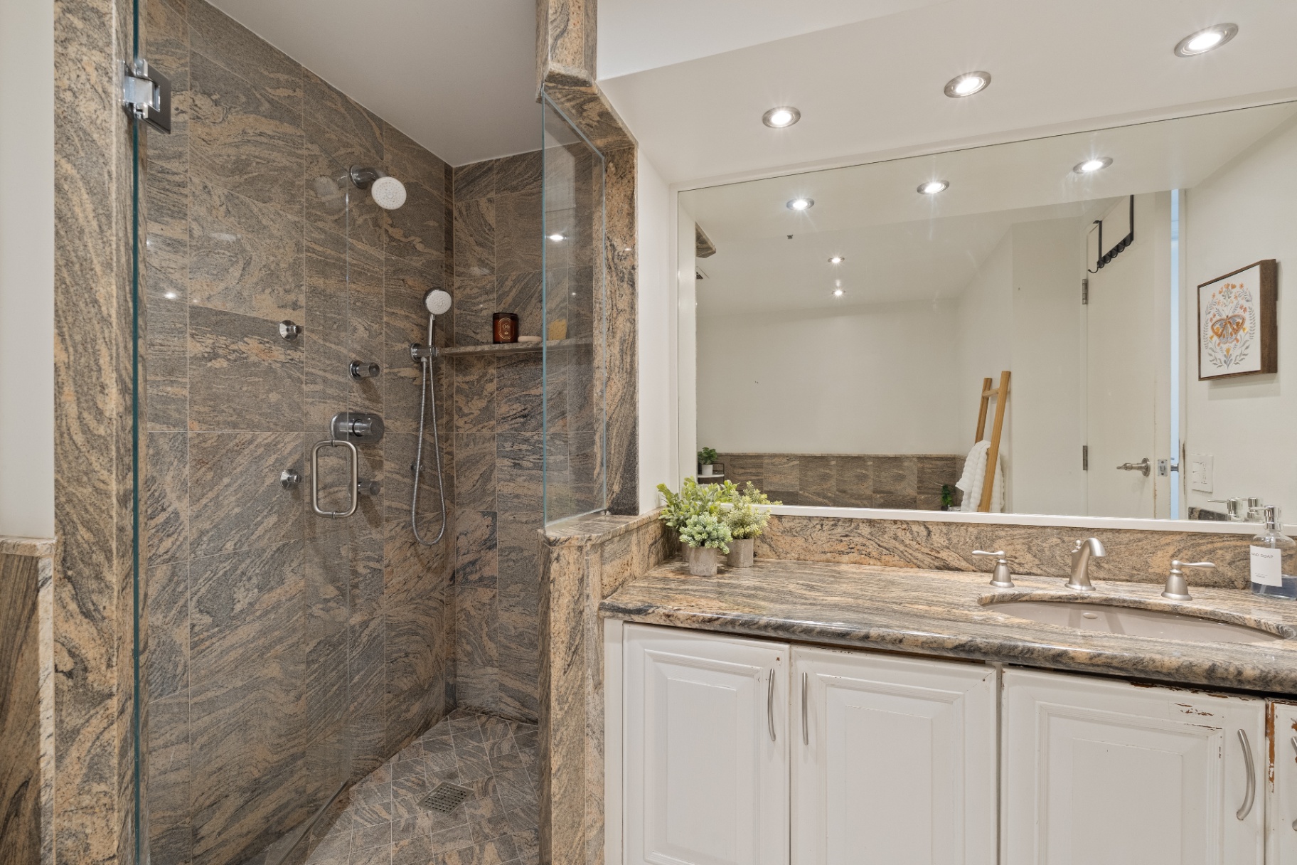 Primary Bathroom — Walk-In Shower & Vanity