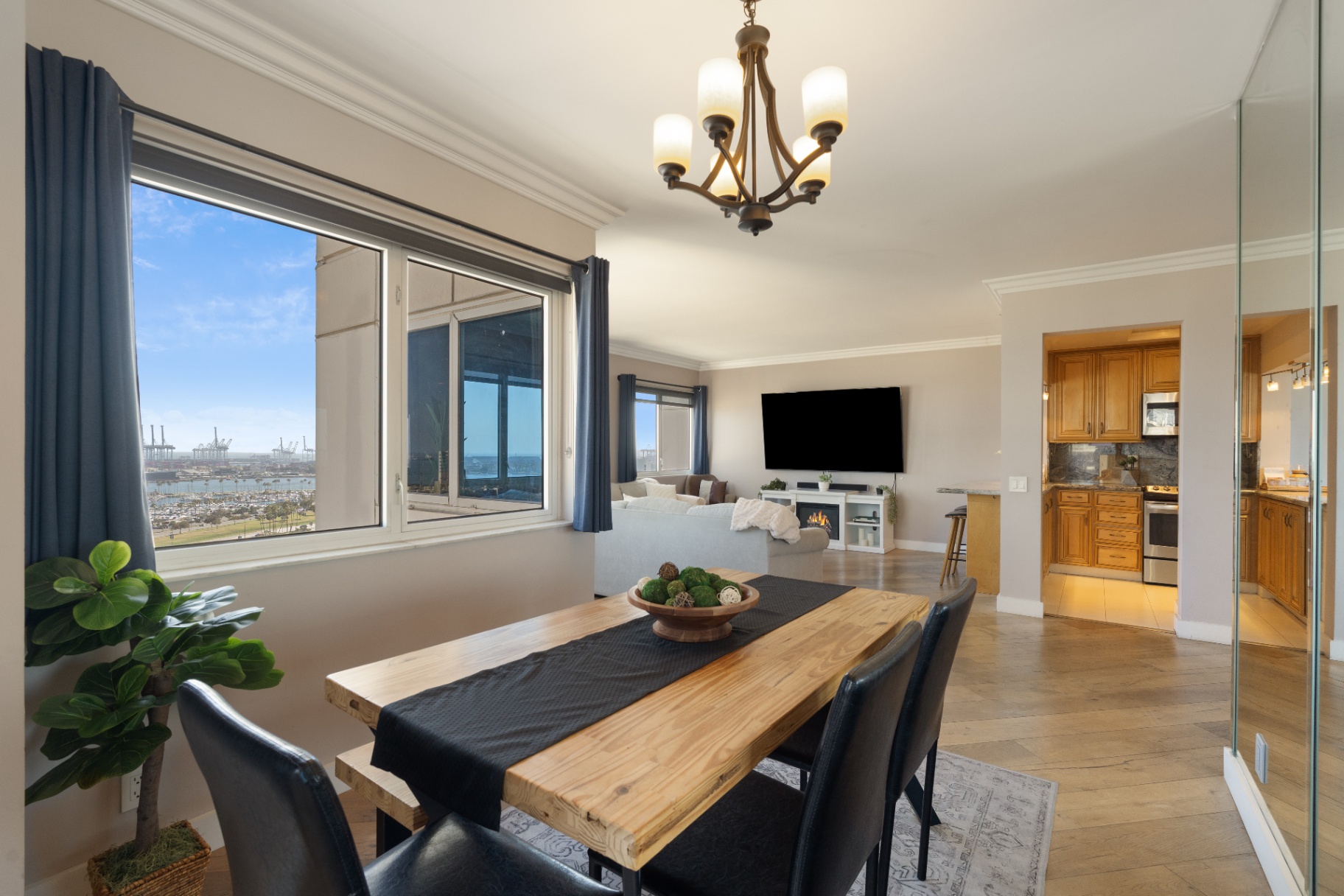Dining Room — Panoramic Harbor Views