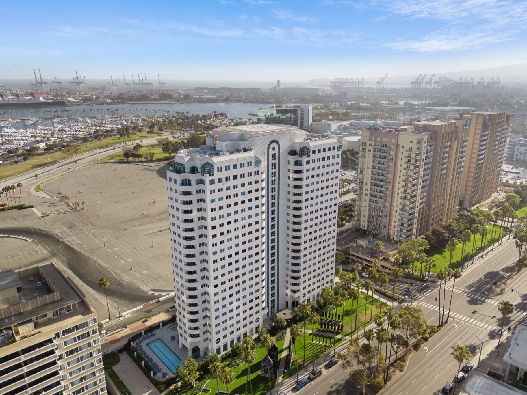 Aerial Harbor View — Marina & Port