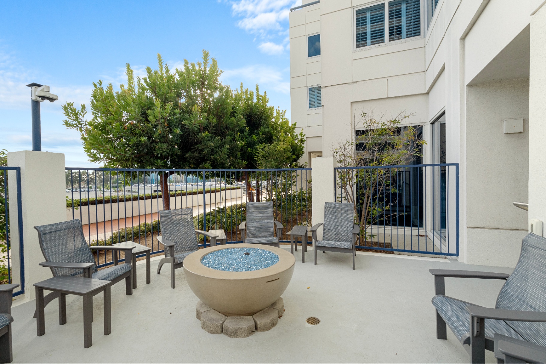 Community Fire Pit Seating Area